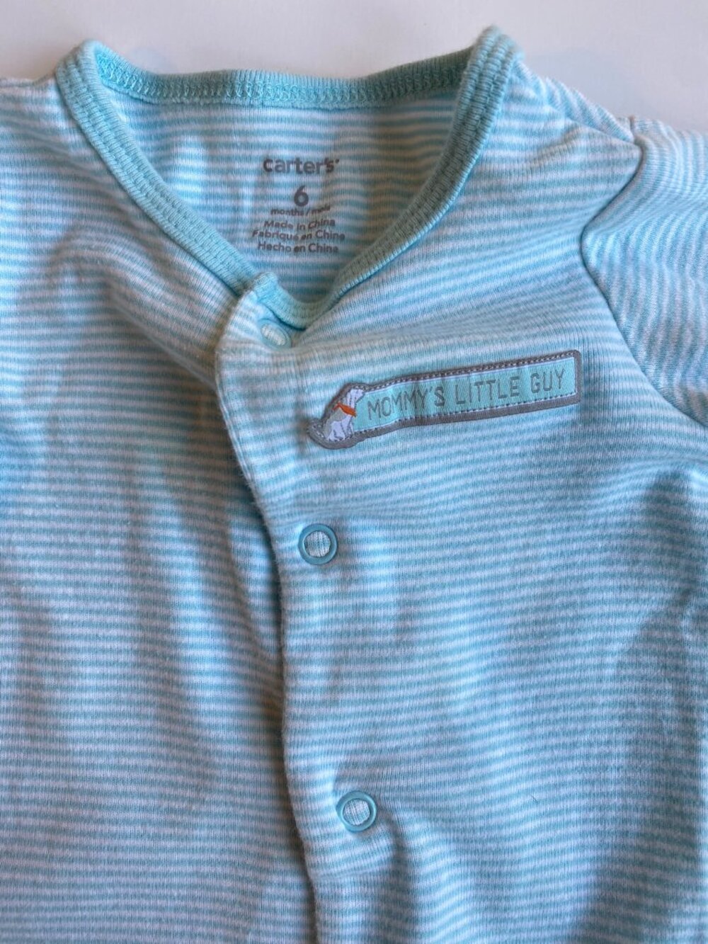 🐶 Puppy Outfit Set 6M Carter's Green Navy Baby Boy - Picture 10 of 11
